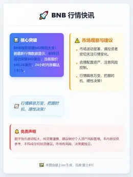 BNB突破840美元