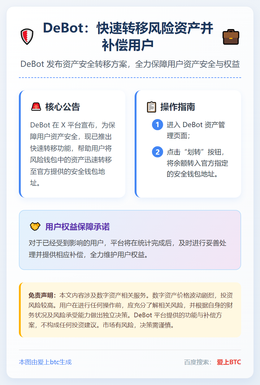 DeBot：快速转移风险资产并补偿用户