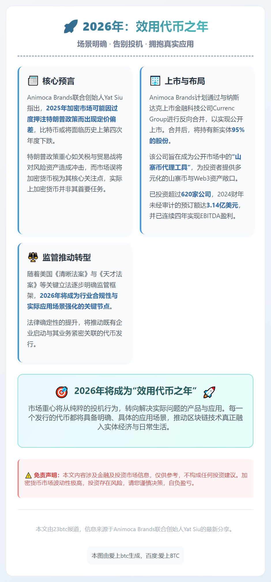 2026年：效用代币之年，场景明确