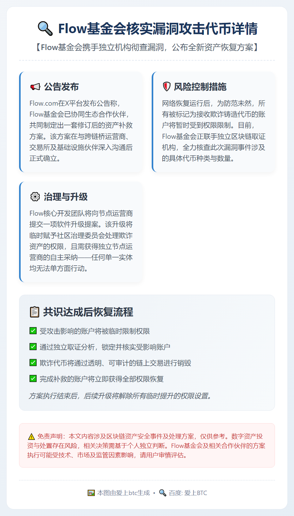 Flow基金会核实漏洞攻击代币详情