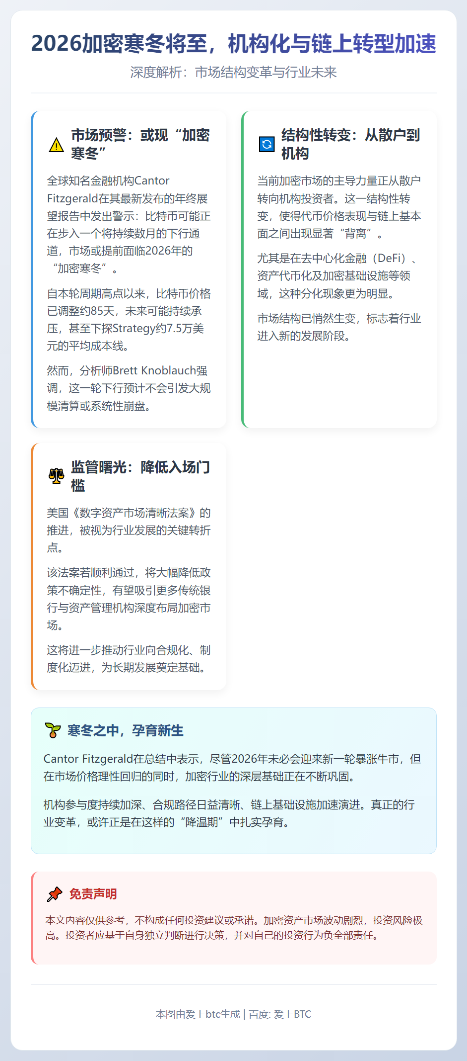 2026加密寒冬将至，机构化与链上转型加速