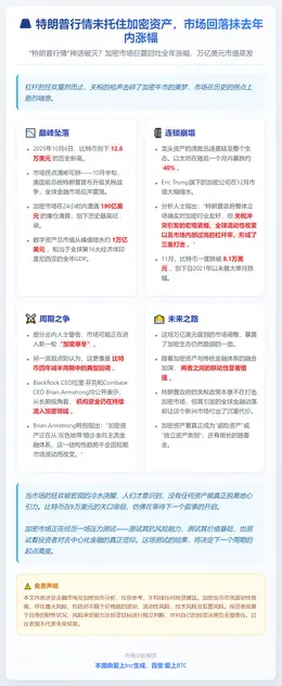 特朗普行情未托住加密资产，市场回落抹去年内涨幅
