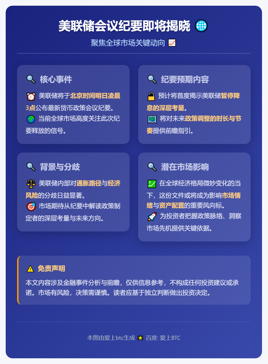 美联储明晨3点公布会议纪要