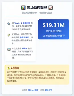 美比特币ETF单日净流出1931万美元