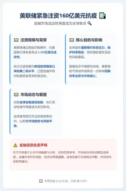 美联储注资160亿美元抗疫