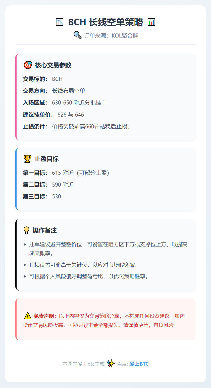 2025-12-30 17:23:58 BCH长线空单策略