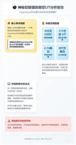 Hyperliquid最大LIT空头持仓111万枚