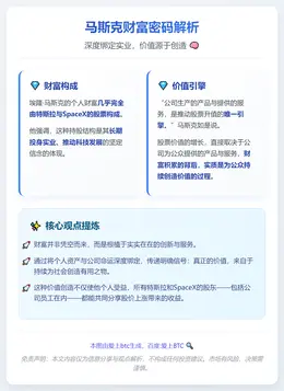 马斯克财富几乎全系特斯拉与SpaceX股票