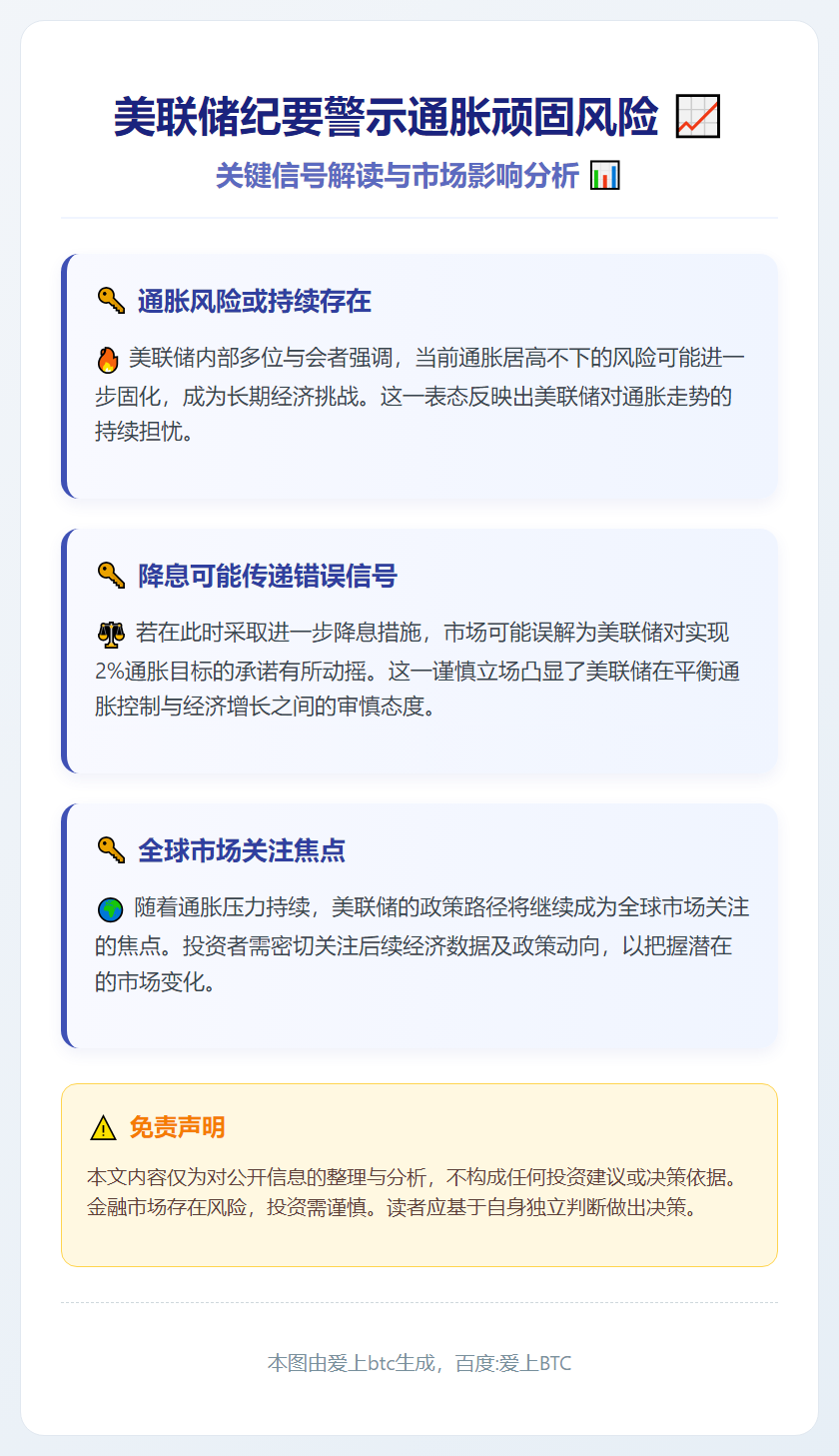美联储纪要警示通胀顽固风险