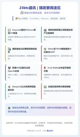 23btc晨讯 | 12月31日隔夜要闻速览