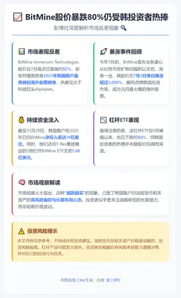 BitMine股价暴跌80%仍受韩投资者热捧