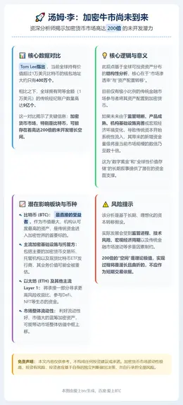 汤姆·李：加密牛市尚未到来