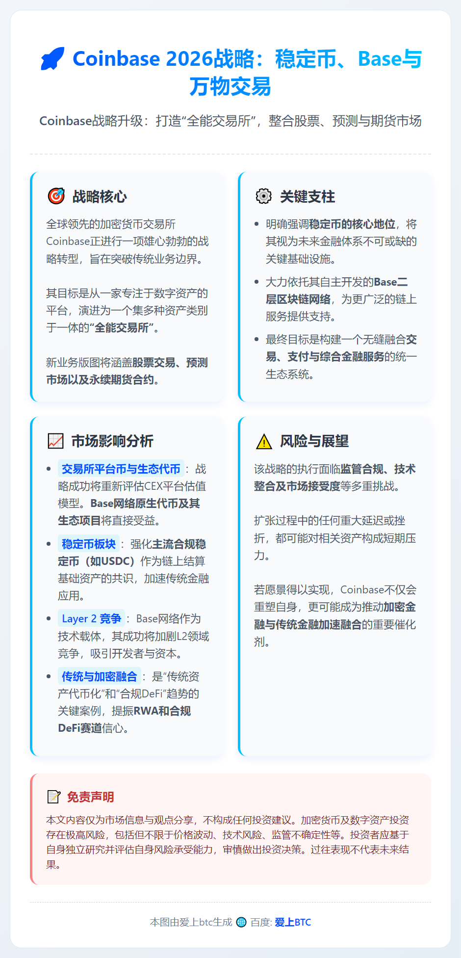 Coinbase 2026战略：稳定币、Base与万物交易