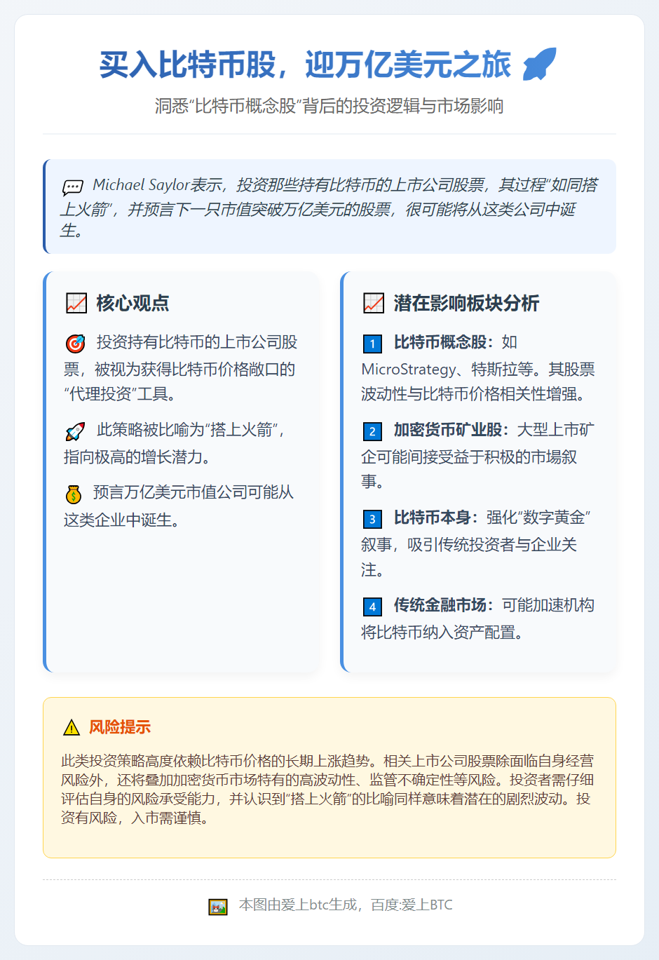 买入比特币股，迎万亿美元之旅