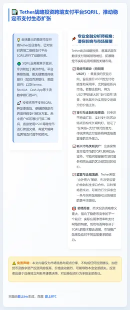 Tether投资SQRIL支付平台