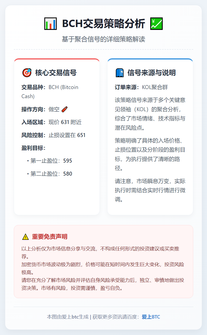 2026-01-03 11:34:08 BCH现价631附近做空策略
