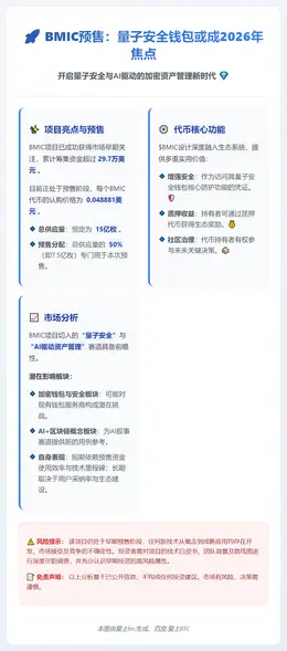 BMIC预售：量子安全钱包或成2026年焦点