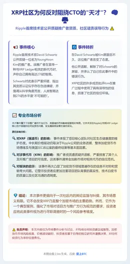 XRP社区为何反对阻挠CTO的"天才"？