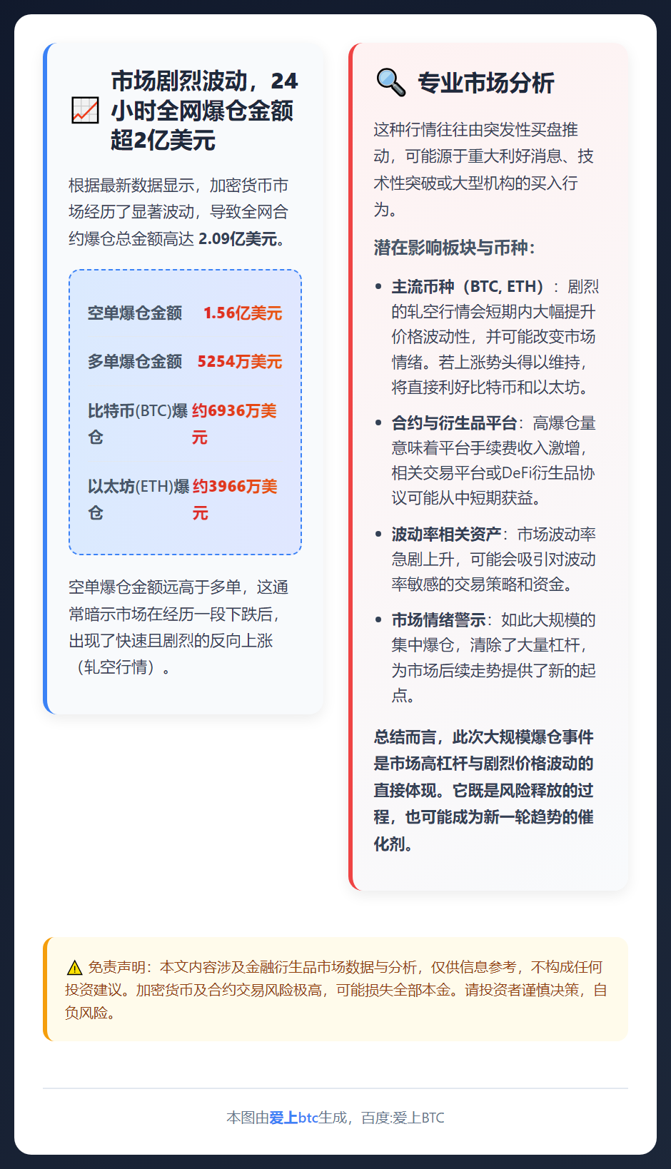 24小时全网爆仓2.09亿美元