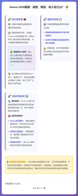Solana 2026：速度、稳定、收入定江山？