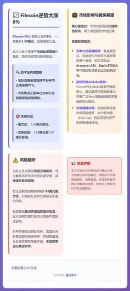 Filecoin逆势大涨6%