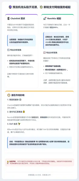 Chainlink持平五年，Remittix飙升800%
