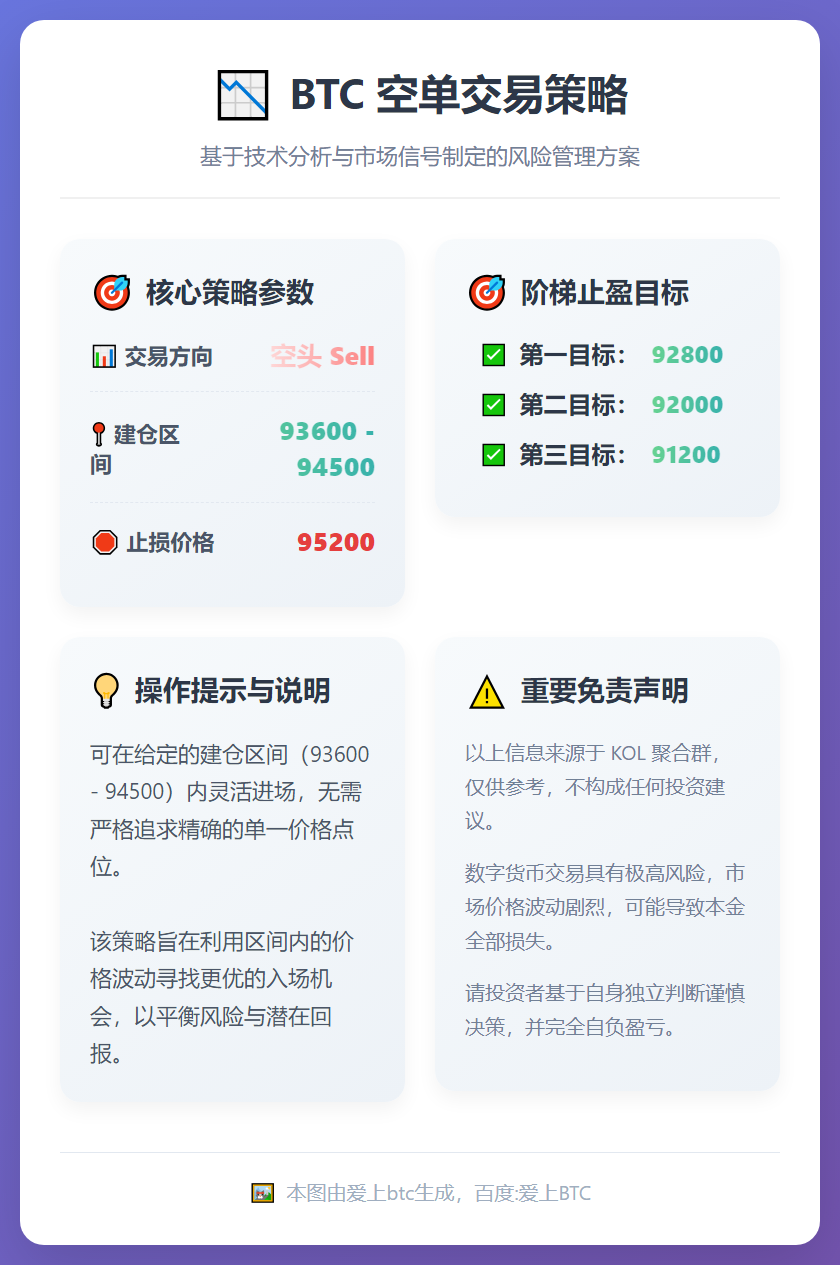 BTC空单策略