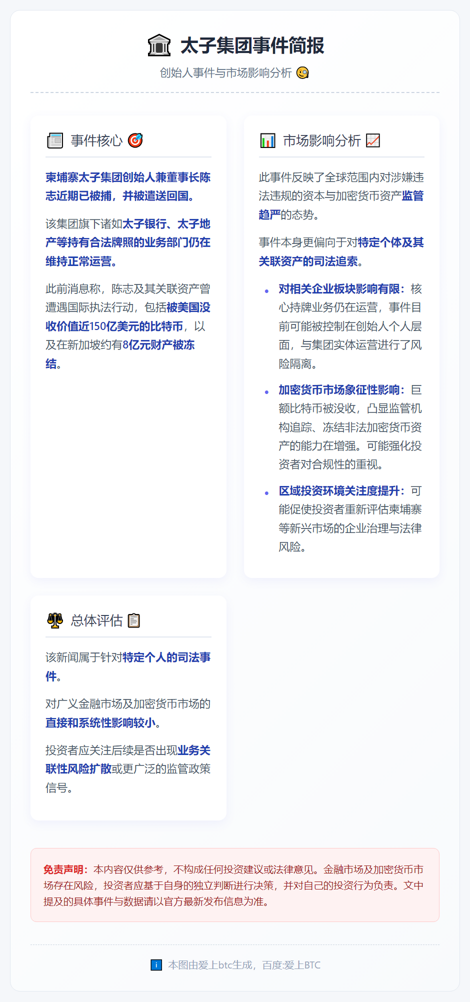太子集团旗下业务正常运营