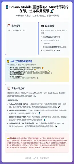 Solana Mobile 1月21日代币发行前SKR空投确