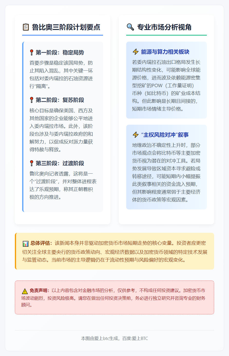 鲁比奥提委内瑞拉三步走计划