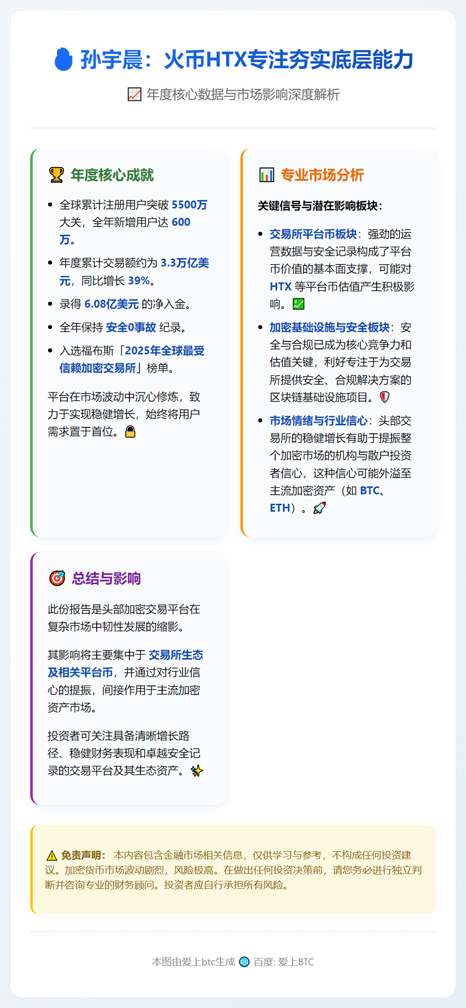 孙宇晨：火币HTX专注夯实底层能力