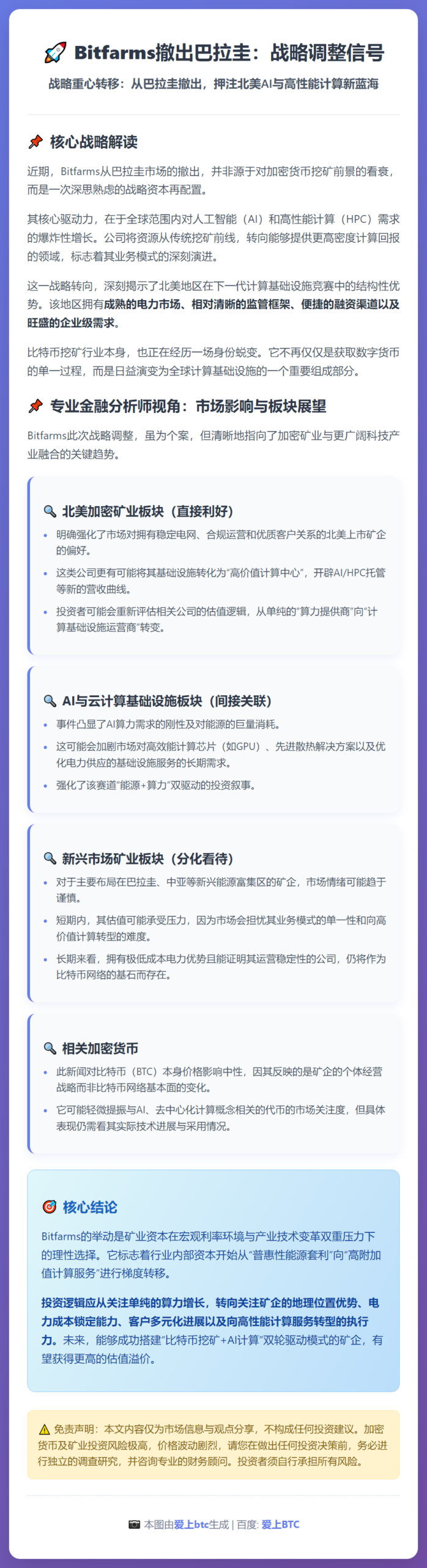Bitfarms撤出巴拉圭：战略调整信号