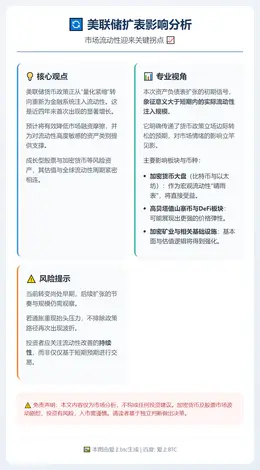 美联储扩表对比特币、加密货币及股市影响分析