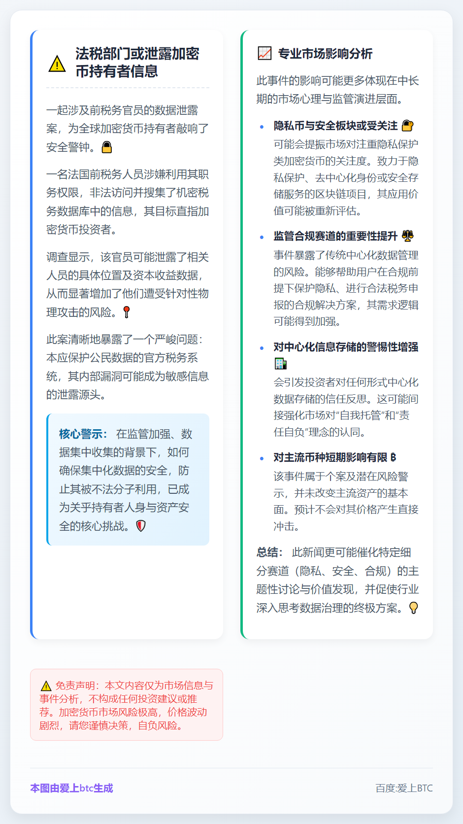 法税部门或泄露加密币持有者信息