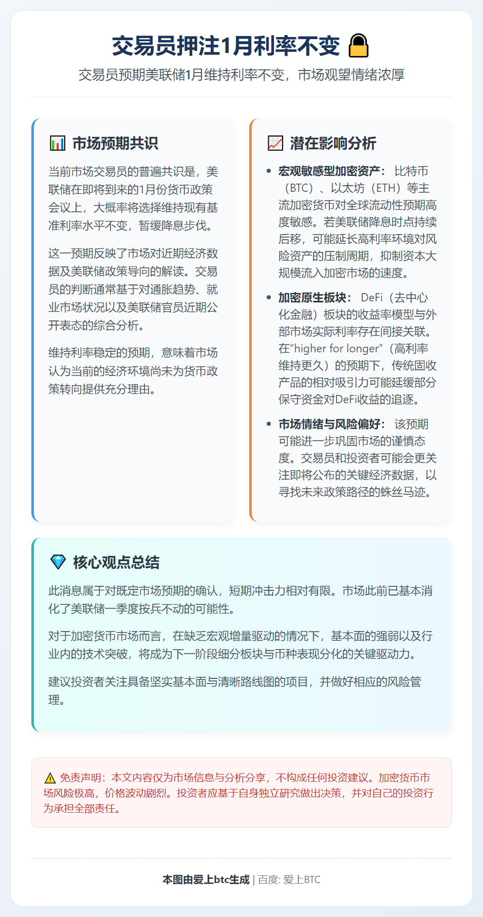 交易员押注1月利率不变