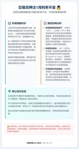 交易员押注1月利率不变
