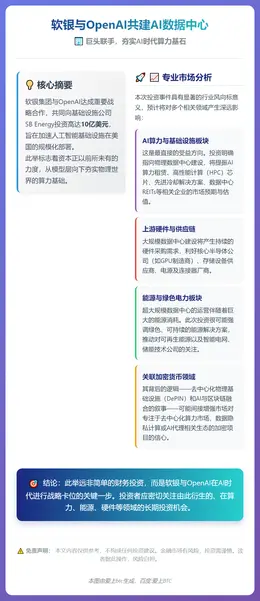 软银与OpenAI共建AI数据中心