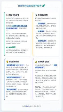 比特币均线金叉看涨