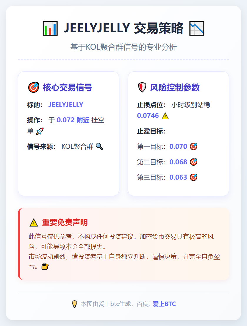 JEELYJELLY空单策略