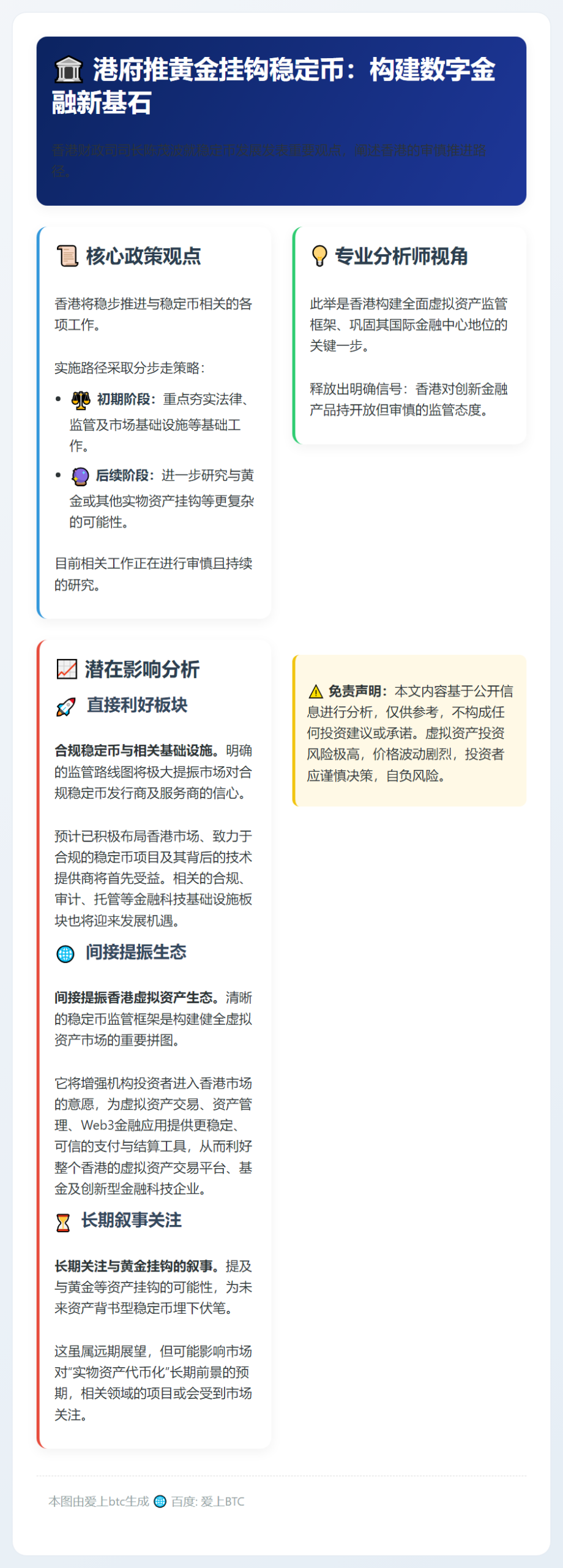 港府推黄金挂钩稳定币
