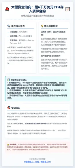 未知钱包向Beacon Depositor转6400万美元E
