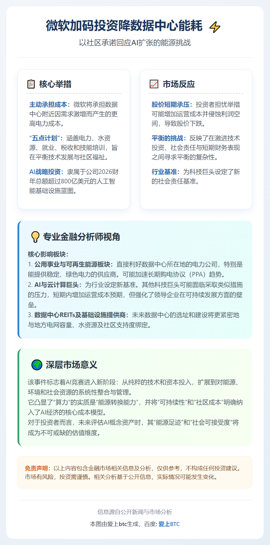 微软加码投资降数据中心能耗
