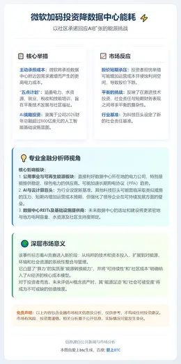 微软加码投资降数据中心能耗