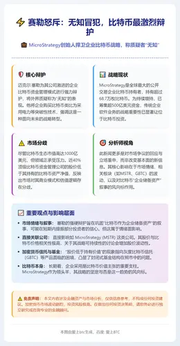 赛勒怒斥：无知冒犯，比特币最激烈辩护