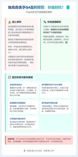 埃克森美孚Q4盈利预警：抄底时机？