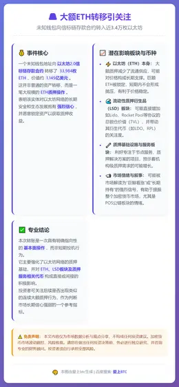 1145万美元ETH转入质押合约