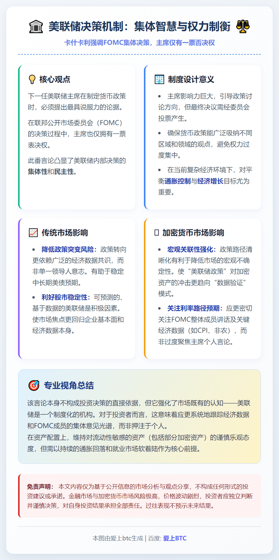 卡什卡利：下任美联储主席仅一票否决权