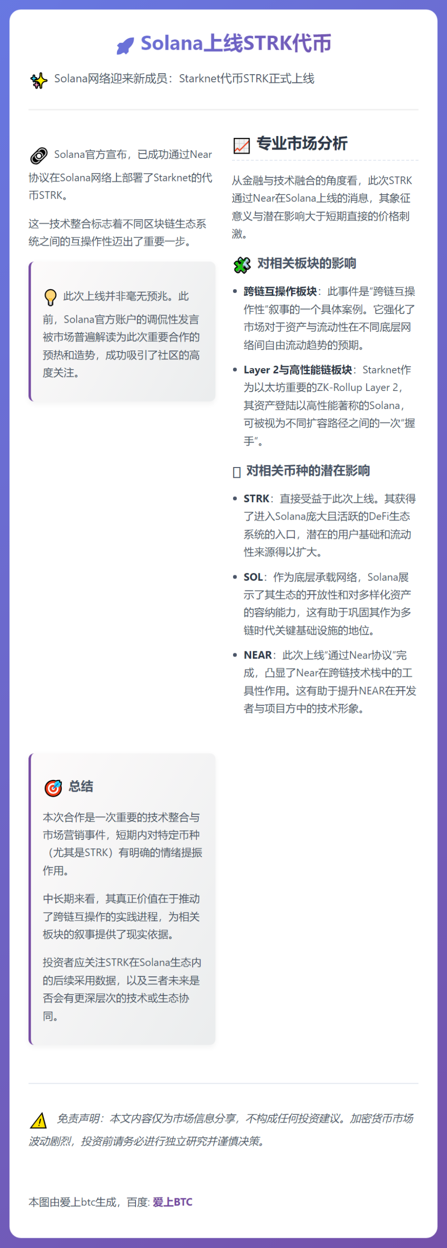 Solana上线STRK代币