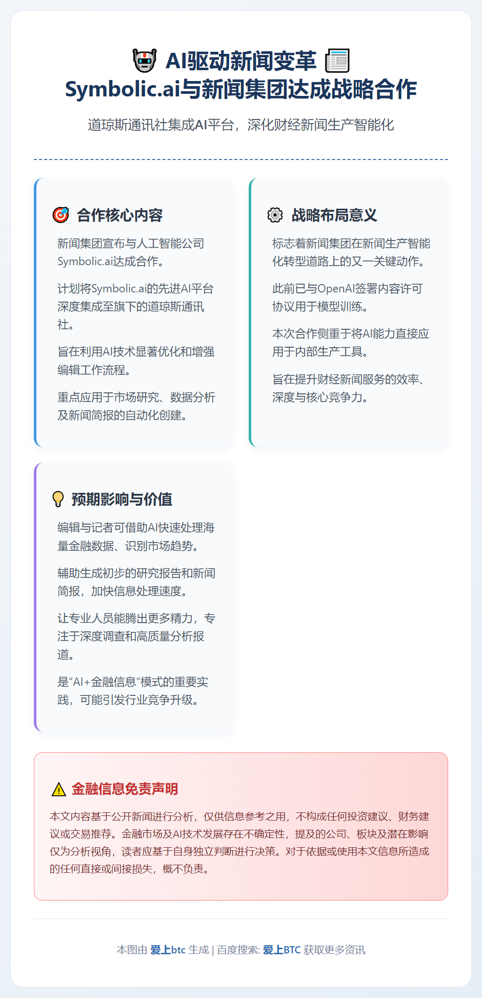 AI新闻公司Symbolic.ai与新闻集团达成合作