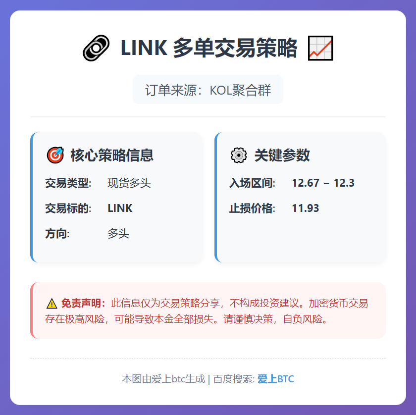 LINK多单策略